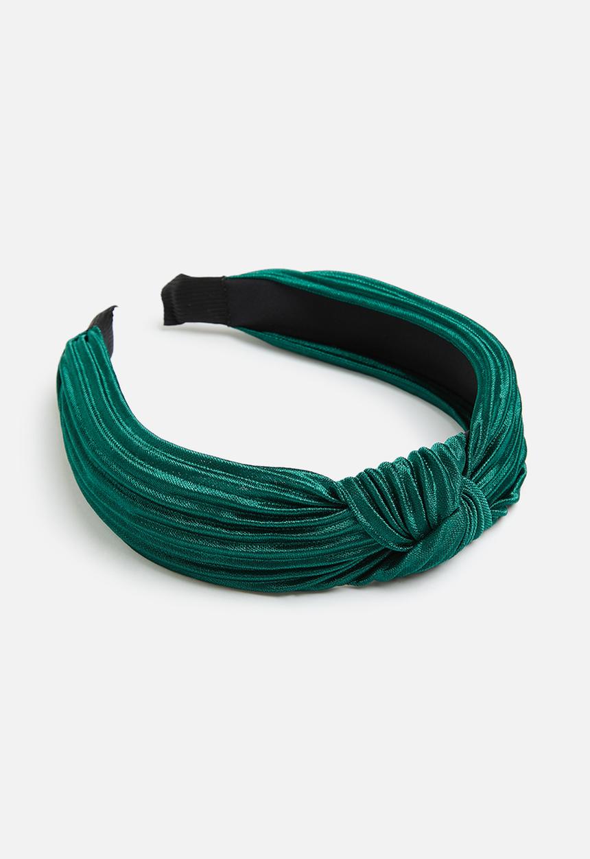 edit - Leia knotted headband - green