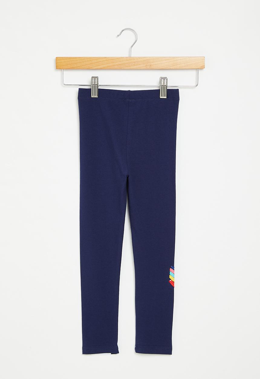 Pop Candy - Girls unicorn legging - navy