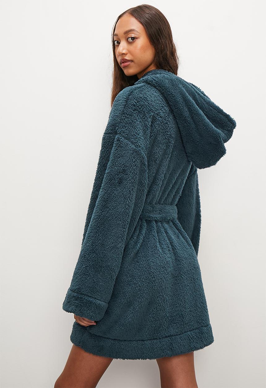 Superbalist - Plush short night gown - navy