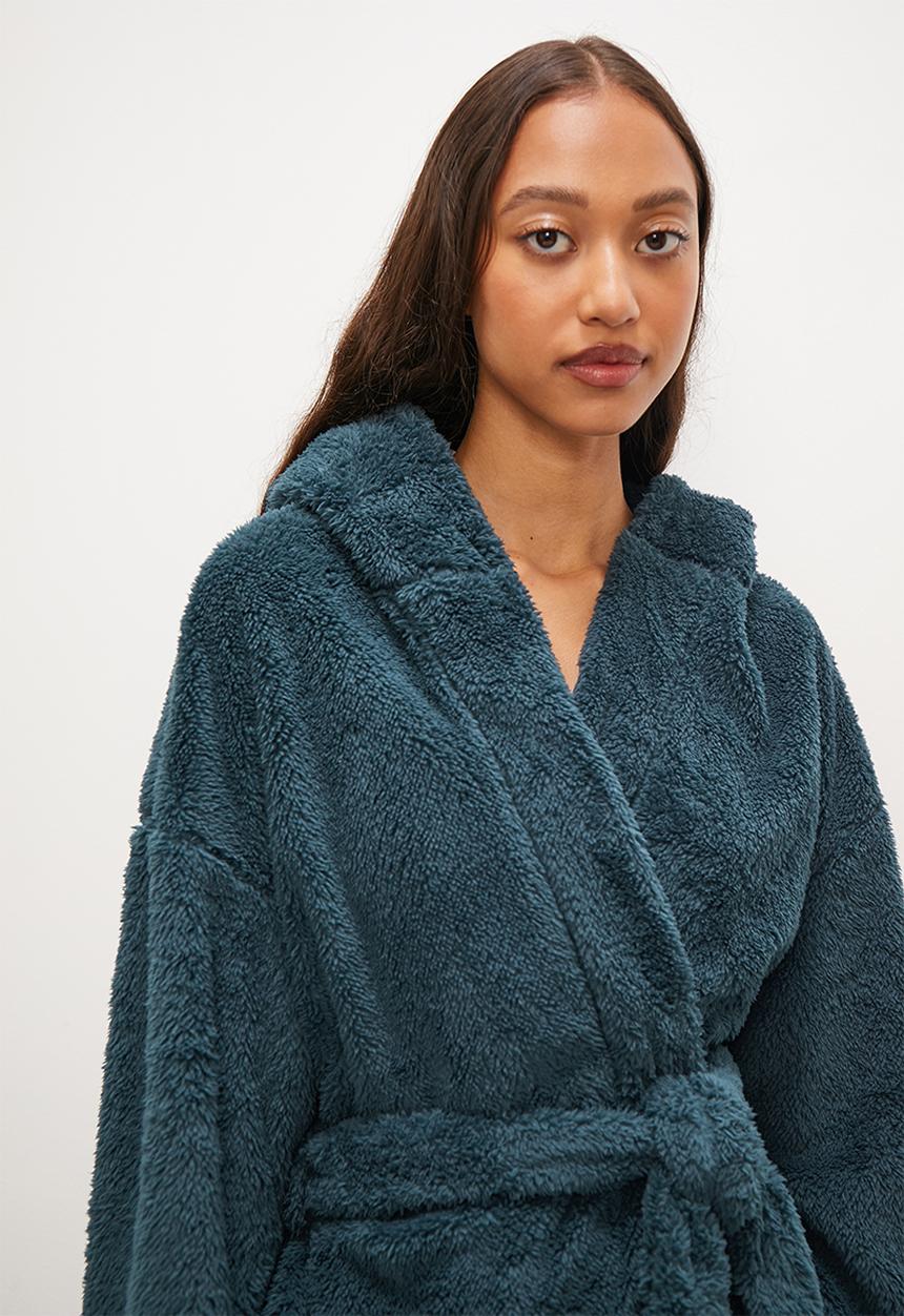 Superbalist - Plush short night gown - navy