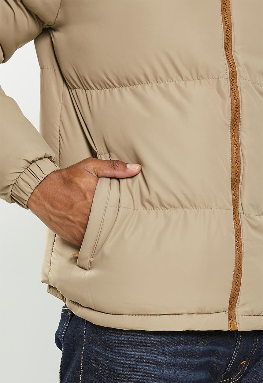 Brave Soul - Davisblockta jacket - tan & stone