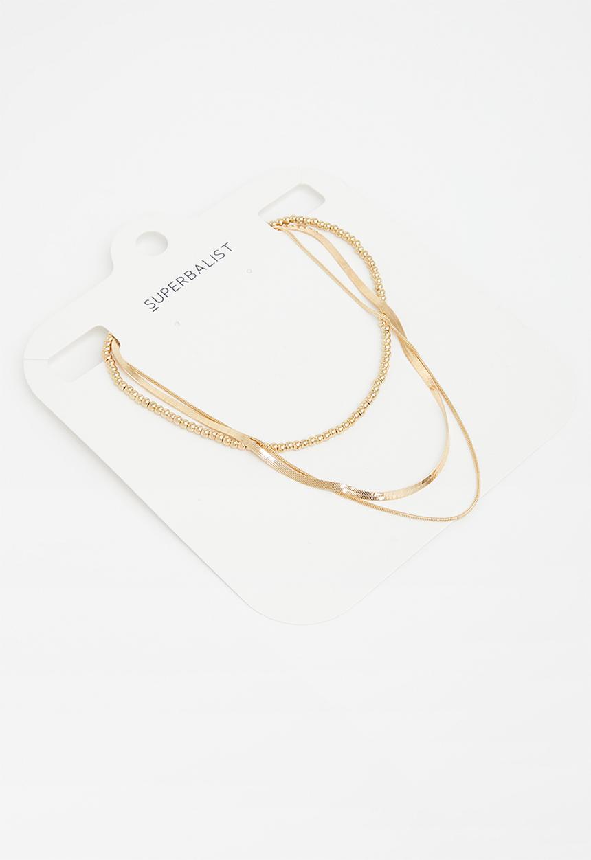 Superbalist - Lea layered necklace - gold