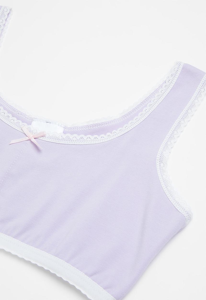 Pop Candy - Girls bra - lilac