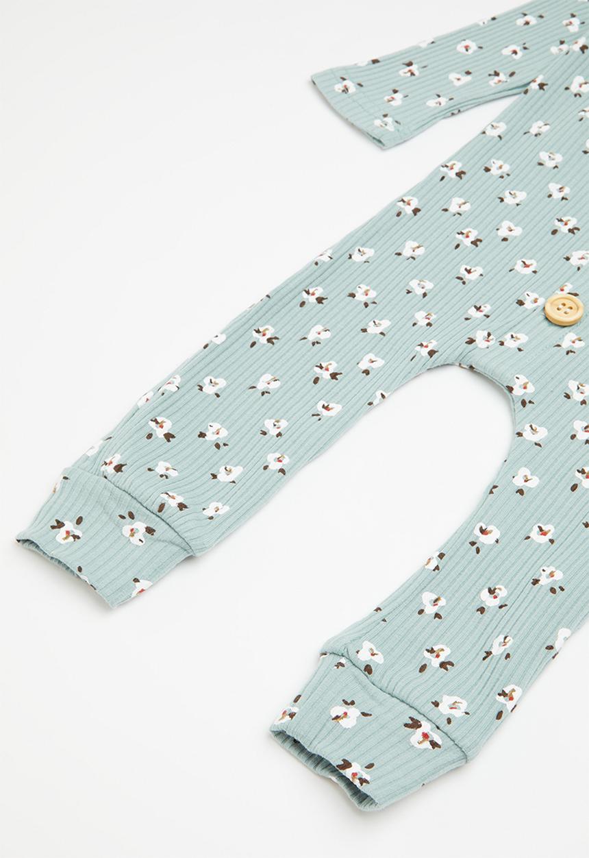 Pop Candy - Printed romper & headband set - blue