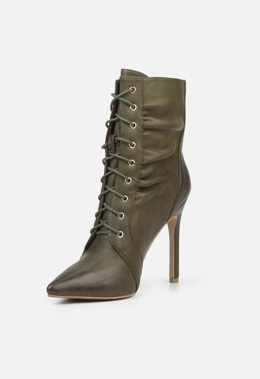 Miss Black - Boss 4 ankle boot - olive