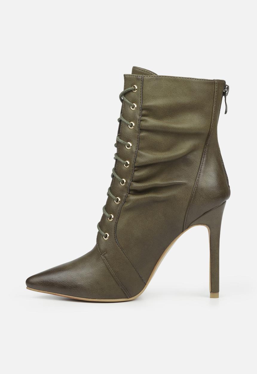 Miss Black - Boss 4 ankle boot - olive