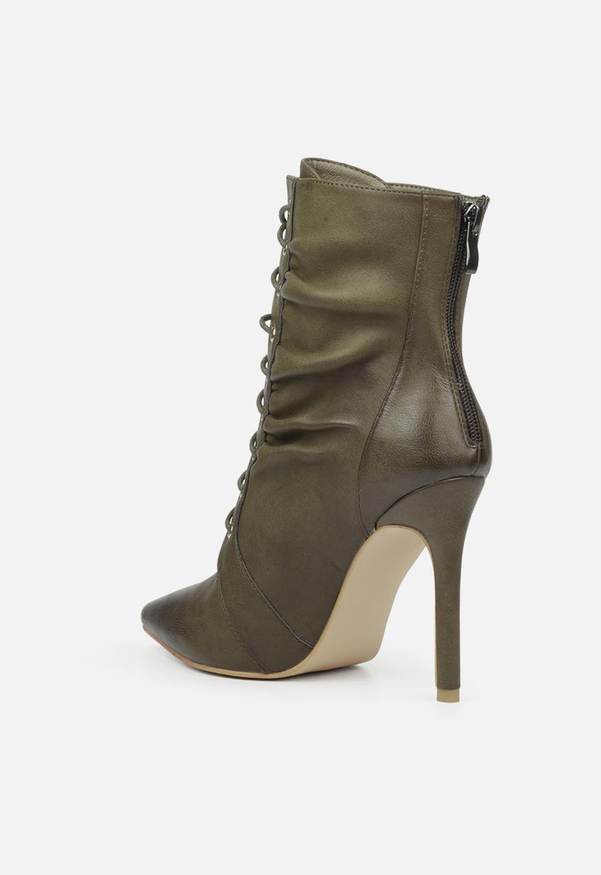 Miss Black - Boss 4 ankle boot - olive