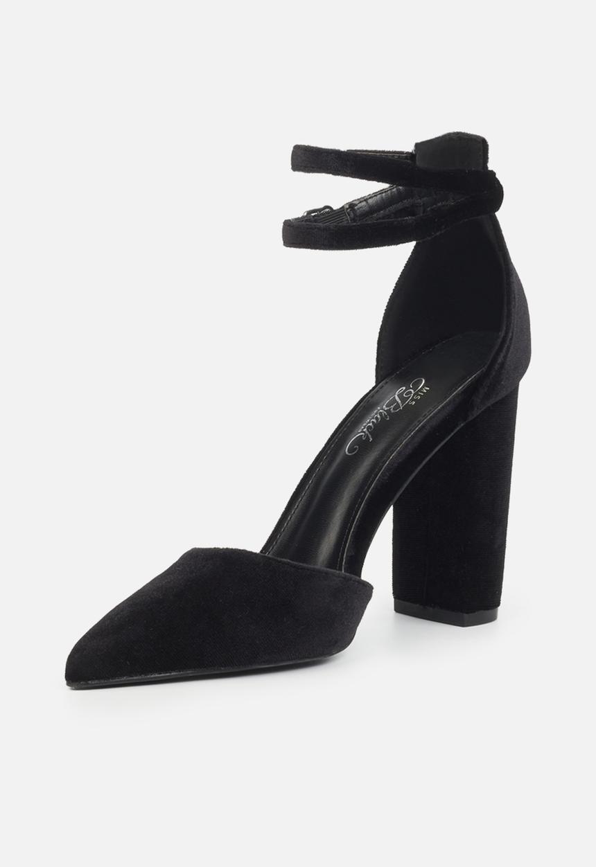 Miss Black - Criss 5 court heel - black