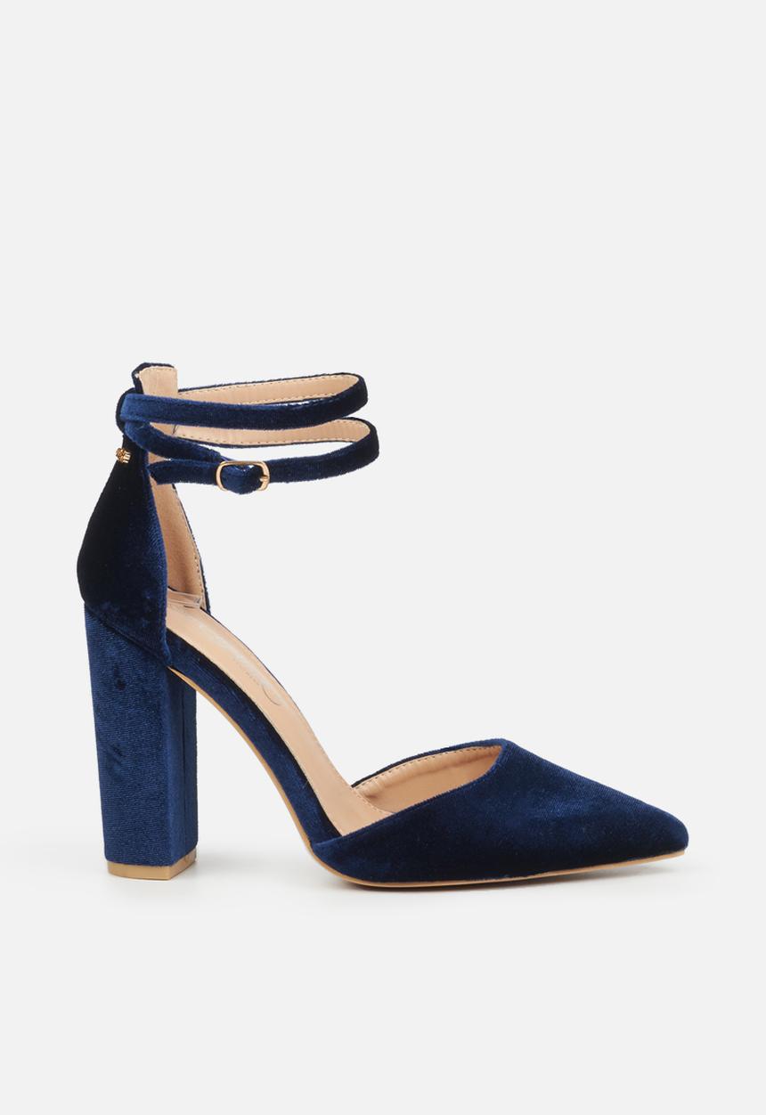 Miss Black - Criss 5 court heel - navy