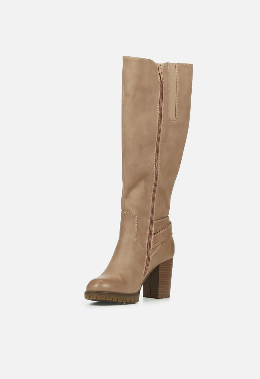 Miss Black - Delta 2 knee length boot - pink