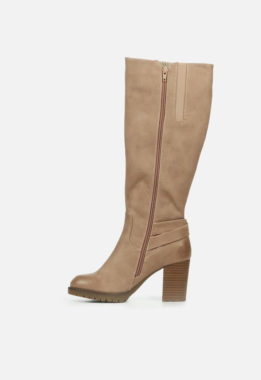 Miss Black - Delta 2 knee length boot - pink