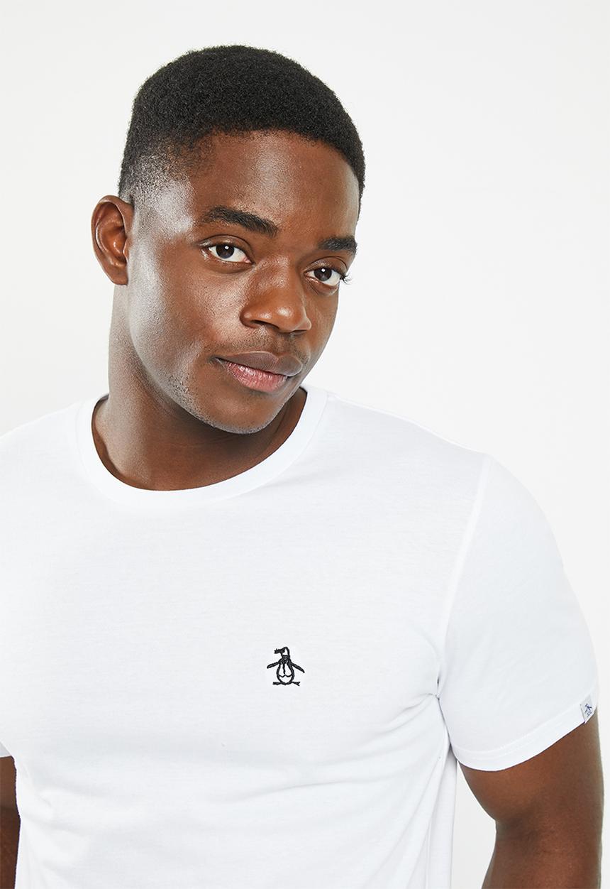Original Penguin - Embroidered ss tee - bright white