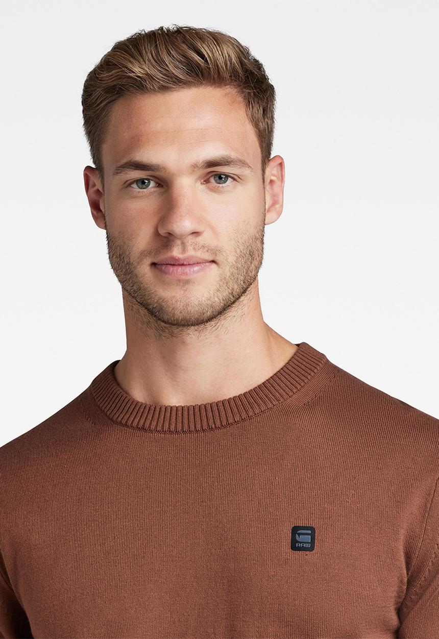 G-STAR - Premium core r knit - chocolate lab