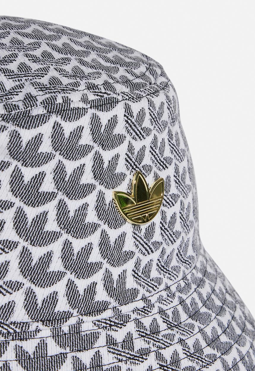 adidas Originals - Bucket hat - white/black