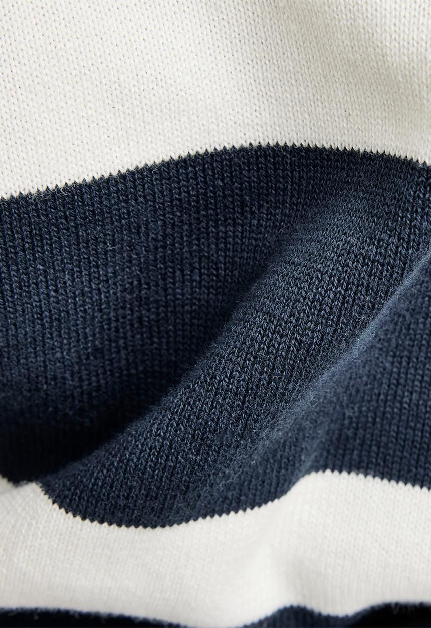 G-STAR - Irregular stripe r knit - salute/milk stripe