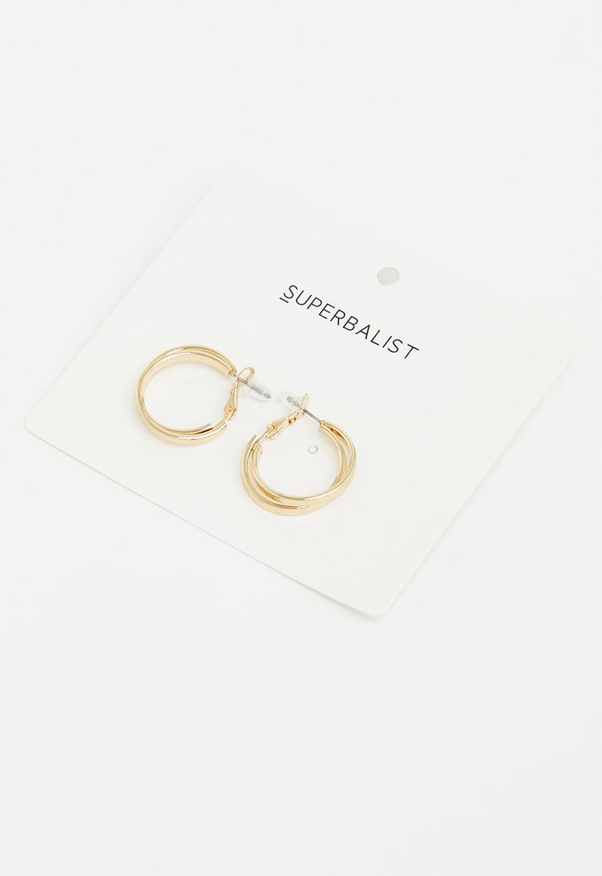 Superbalist - Gigi hoop earrings - gold