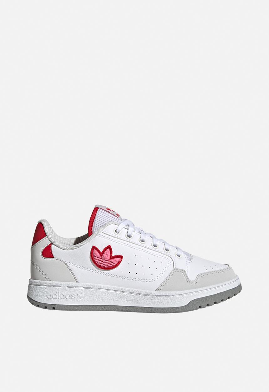 adidas Originals - Ny 90 j - ftwr white/grey one/better scarlet