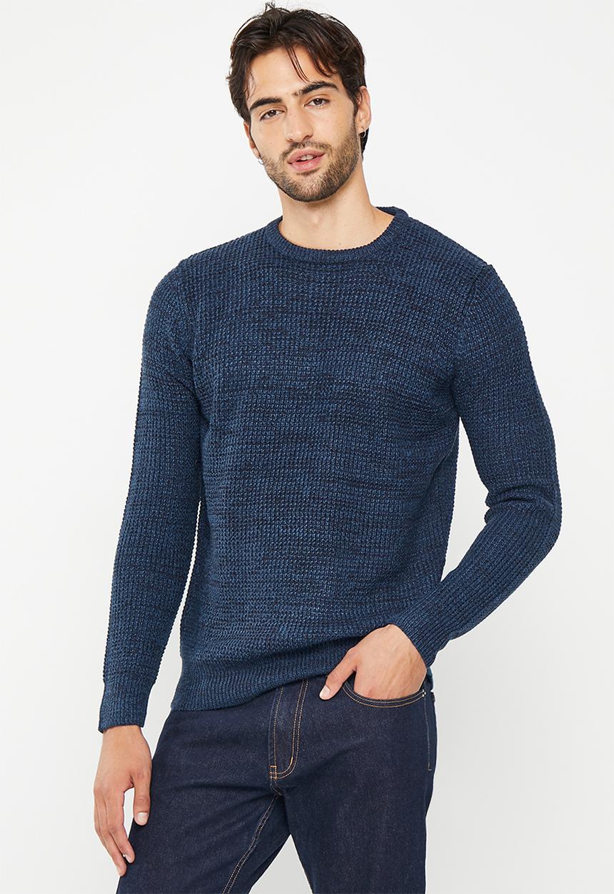 Brave Soul - Neutronh knitwear - midnight navy