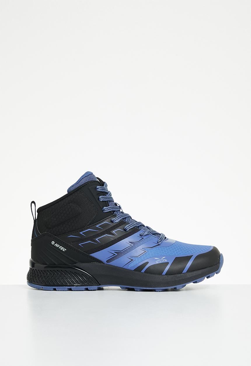 Hi-Tec - Trail pro mid jnr - black & blue