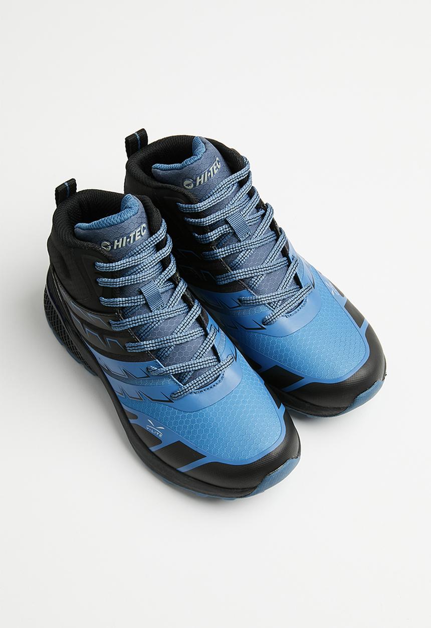 Hi-Tec - Trail pro mid jnr - black & blue