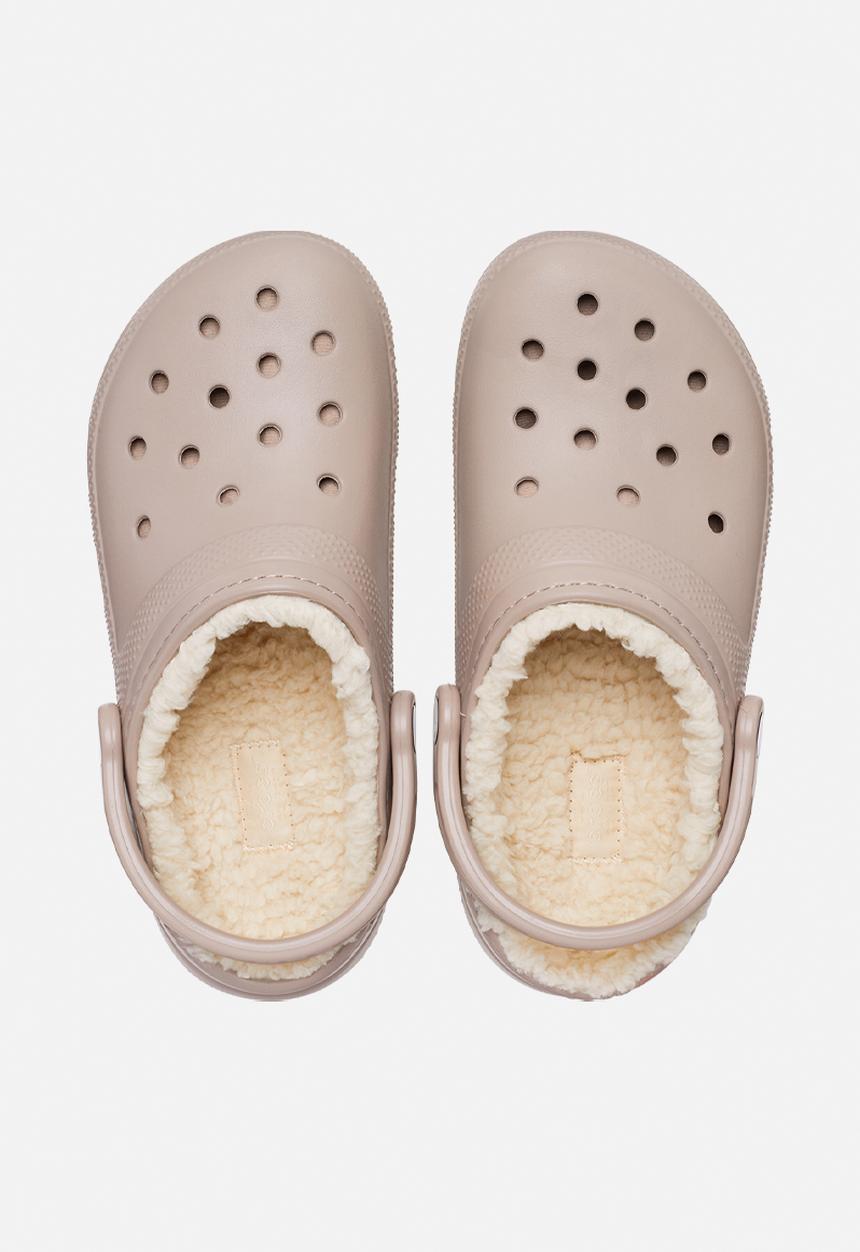Crocs - Classic lined clog - mushroom & bone
