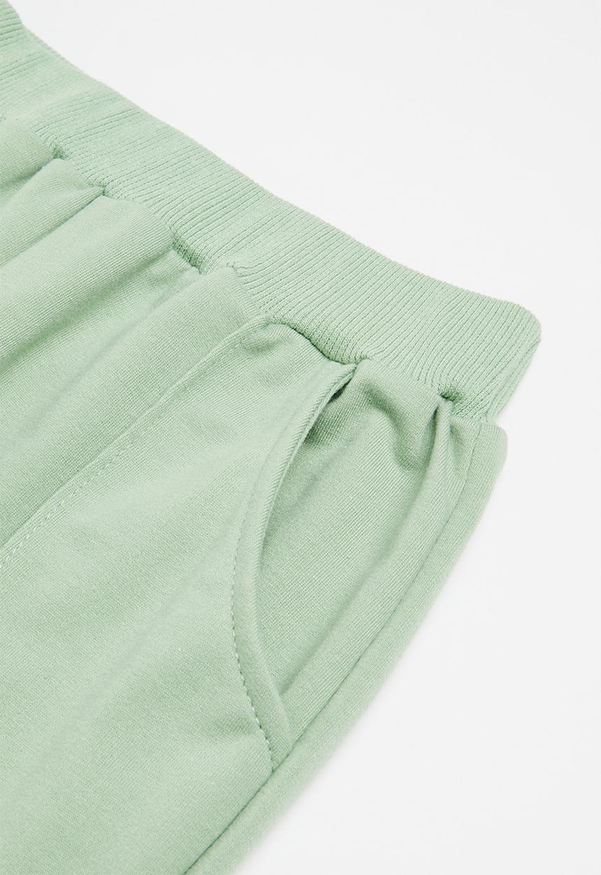 Pop Candy - Girls sweatshirt and pants set - sage