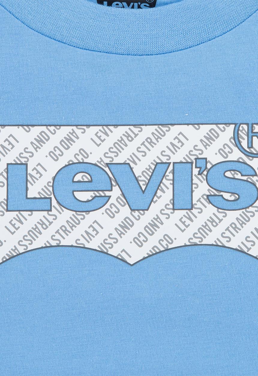 Levi’s® - Lvb colorblock hoodie tee & d - blue & white