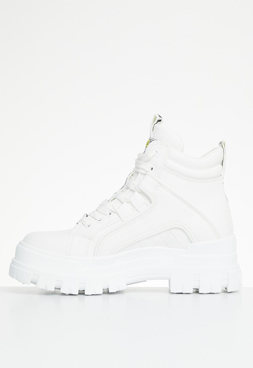 BUFFALO - Aspha nc mid lace up - white