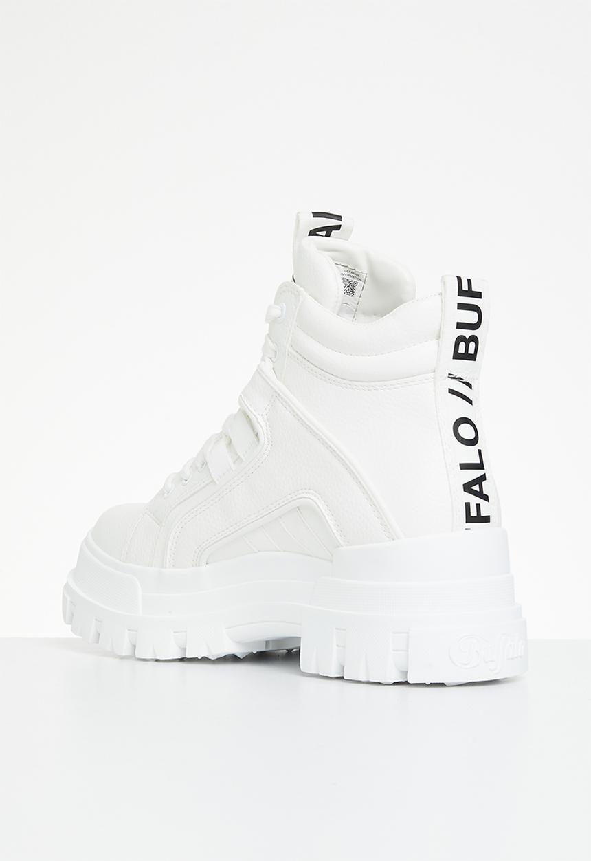 BUFFALO - Aspha nc mid lace up - white
