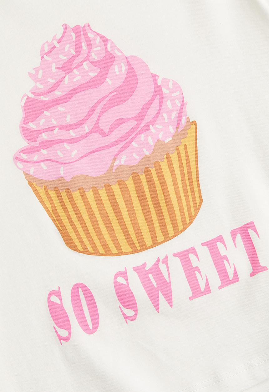 H&M - Cotton jersey pyjamas - pink/cupcake