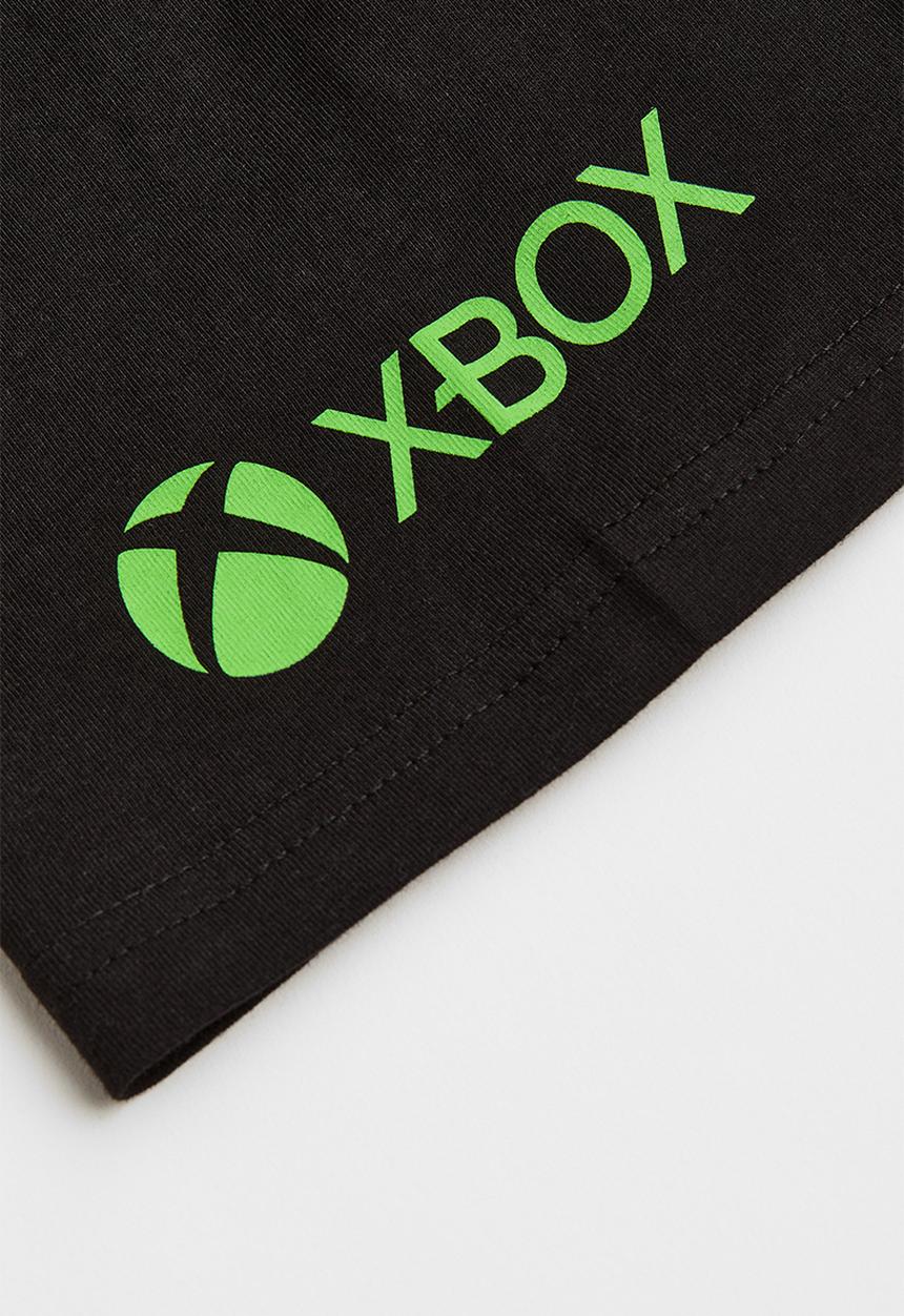 H&M - Oversized printed T-shirt - black/xbox