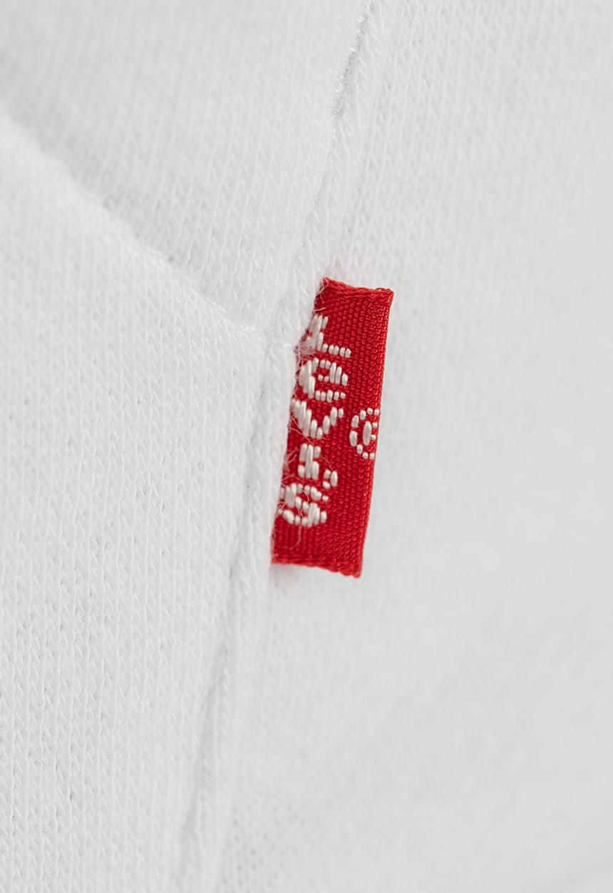 Levi’s® - Lvb batwing screenprint hooded - white