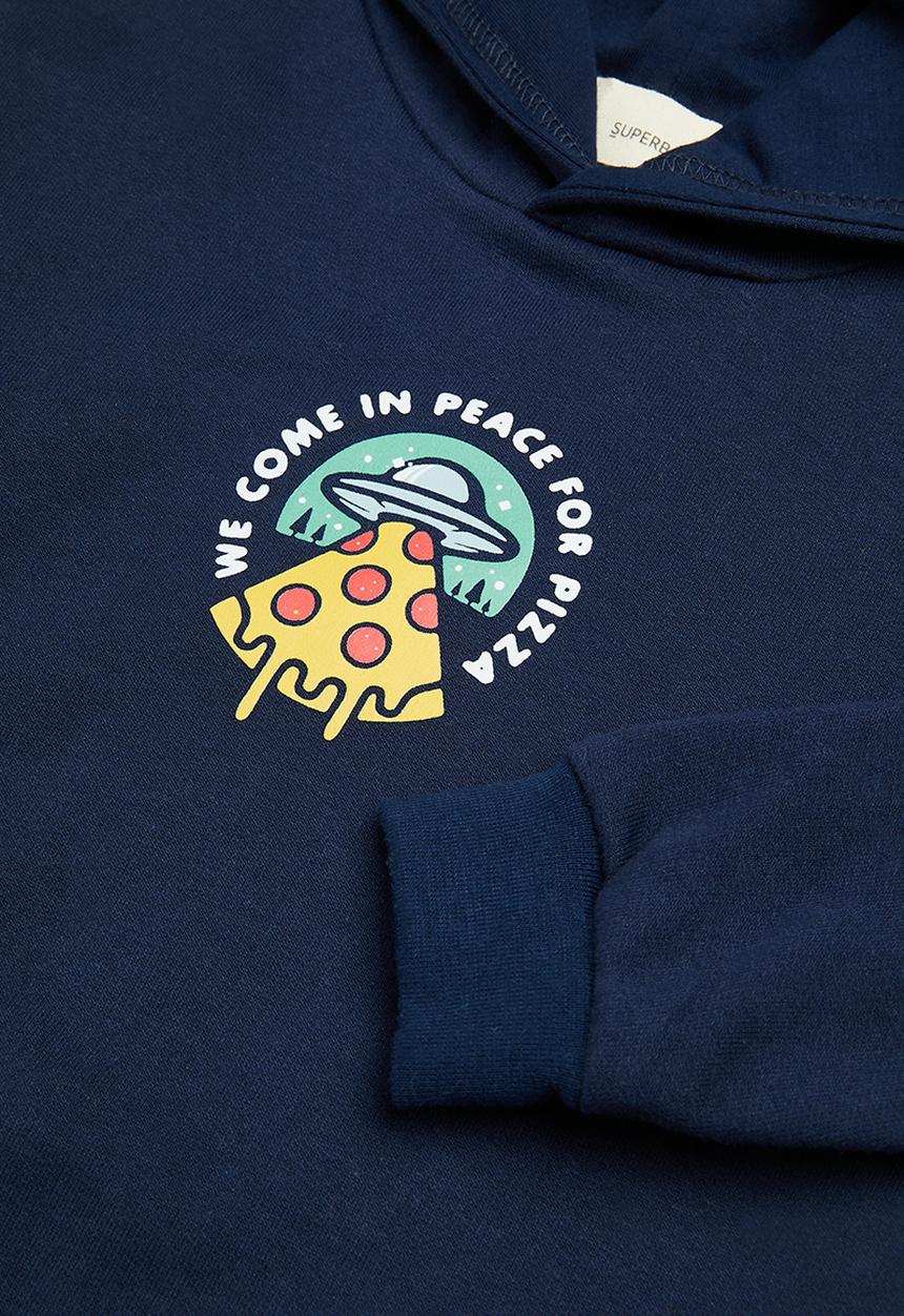 Superbalist - 2 Pack graphic hoodie - navy & mustard