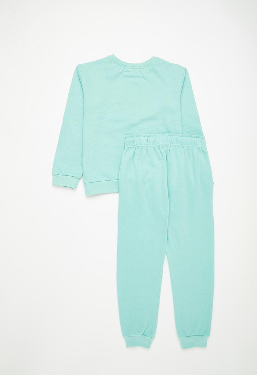 Superbalist - Girls tracksuit with print - mint