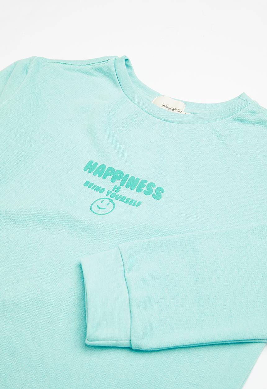 Superbalist - Girls tracksuit with print - mint