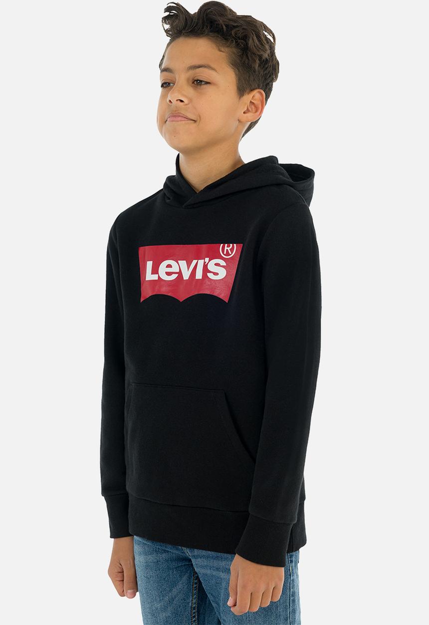 Levi’s® - Lvb batwing screenprint hooded - black