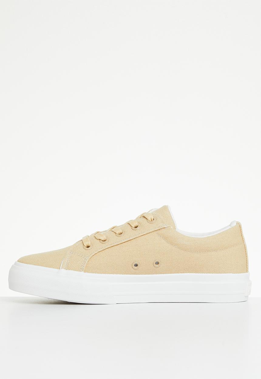 POLO - Classic canvas sneaker - stone