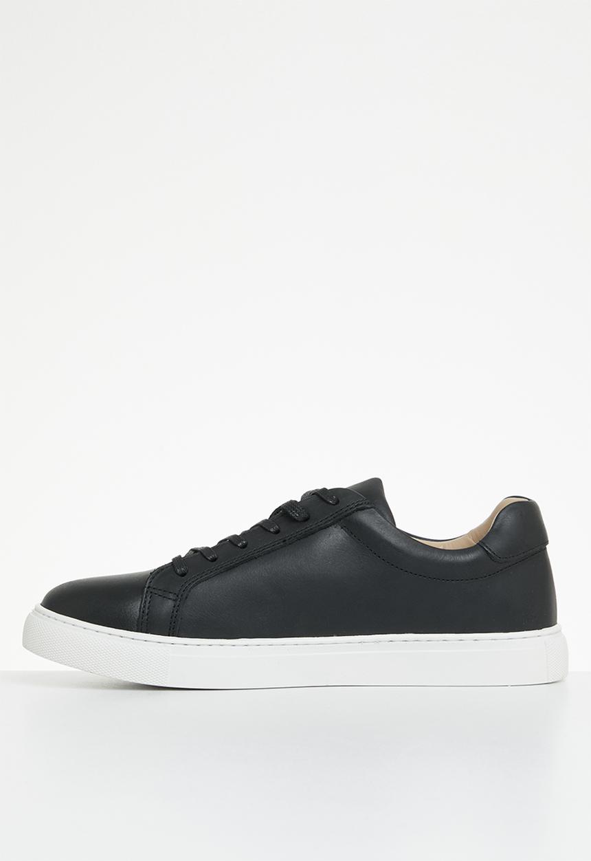POLO - Classic leather sneaker - black