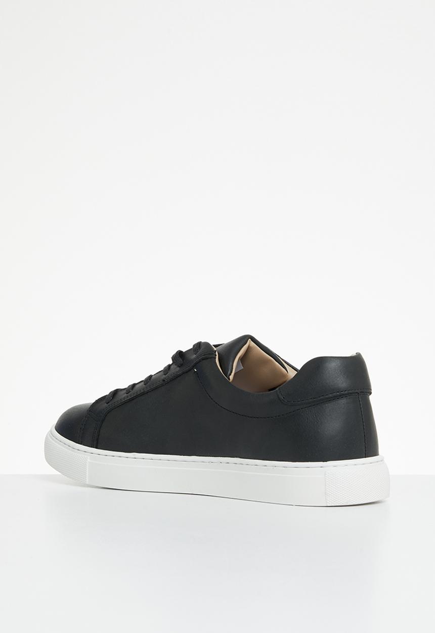 POLO - Classic leather sneaker - black