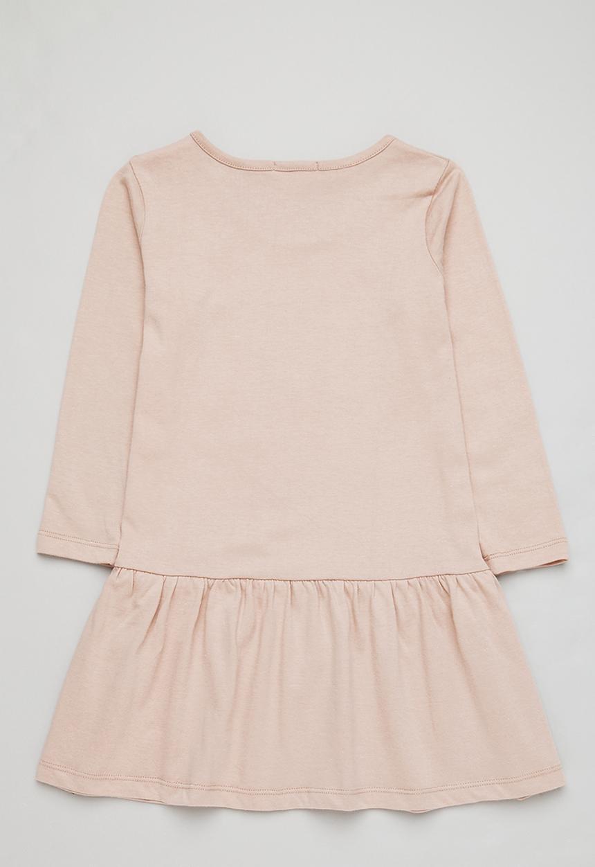 Superbalist - Girls 2 pack printed dress - light pink & ecru