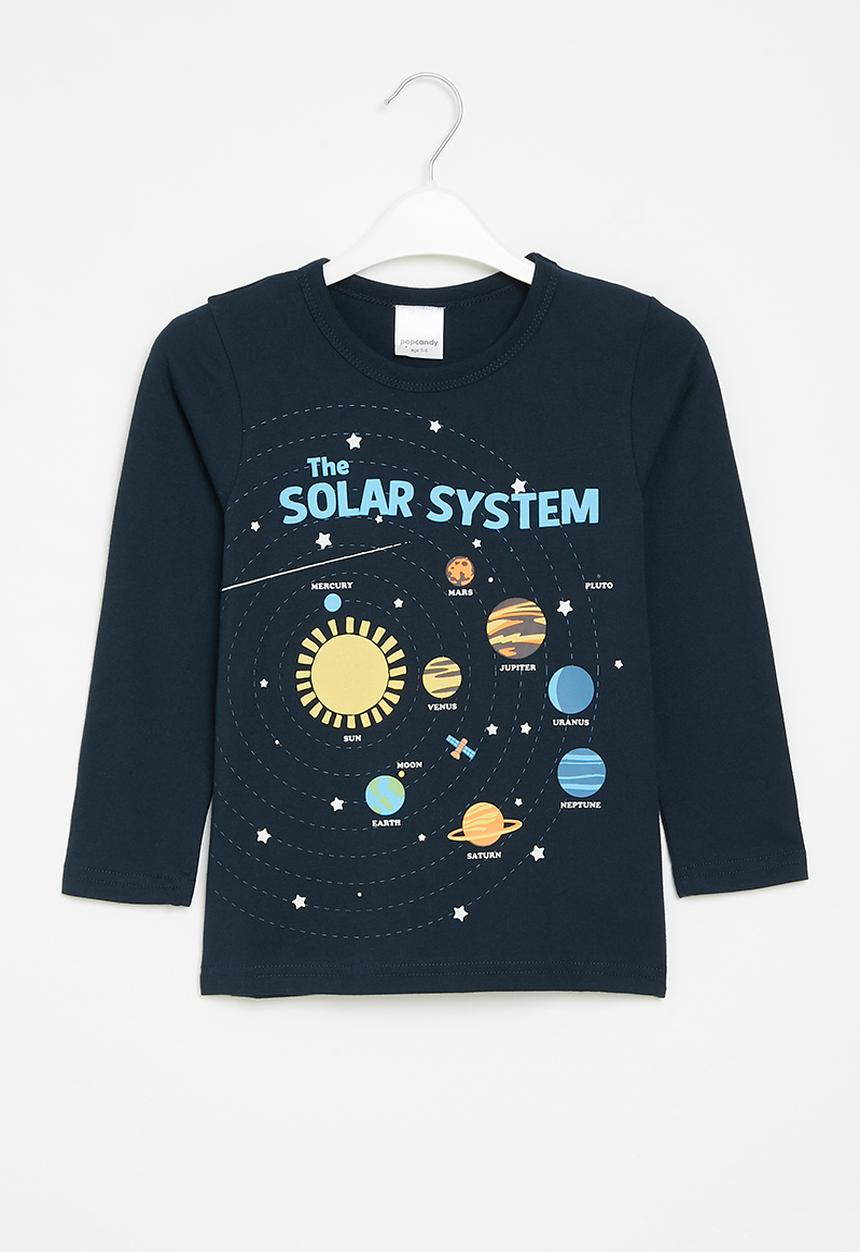 Pop Candy - Boys space tee - navy
