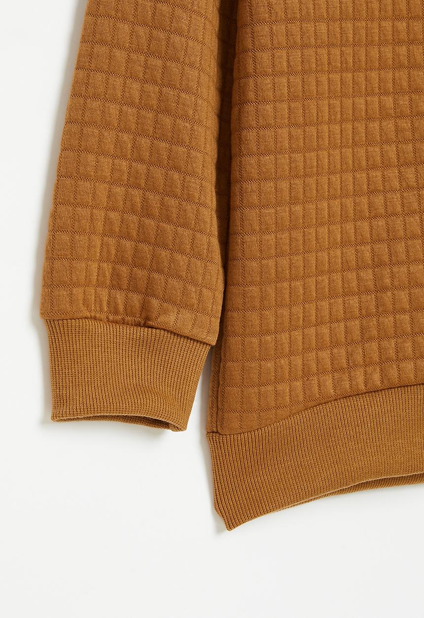 Pop Candy - Boys sweatshirt - tan & white