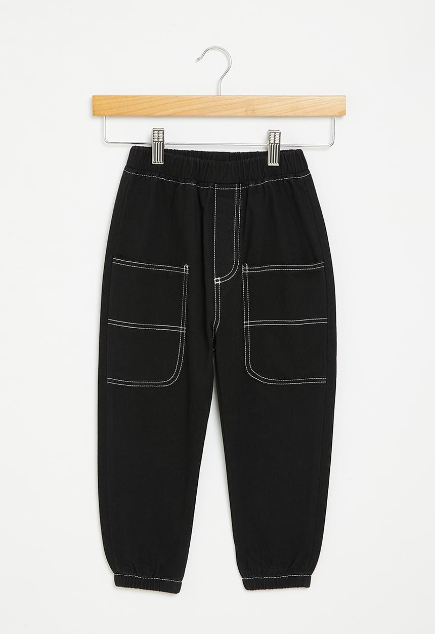 Pop Candy - Cuffed pants - black