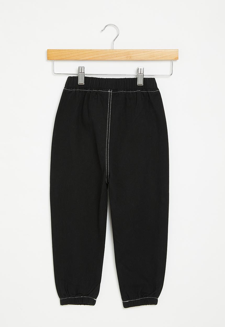 Pop Candy - Cuffed pants - black