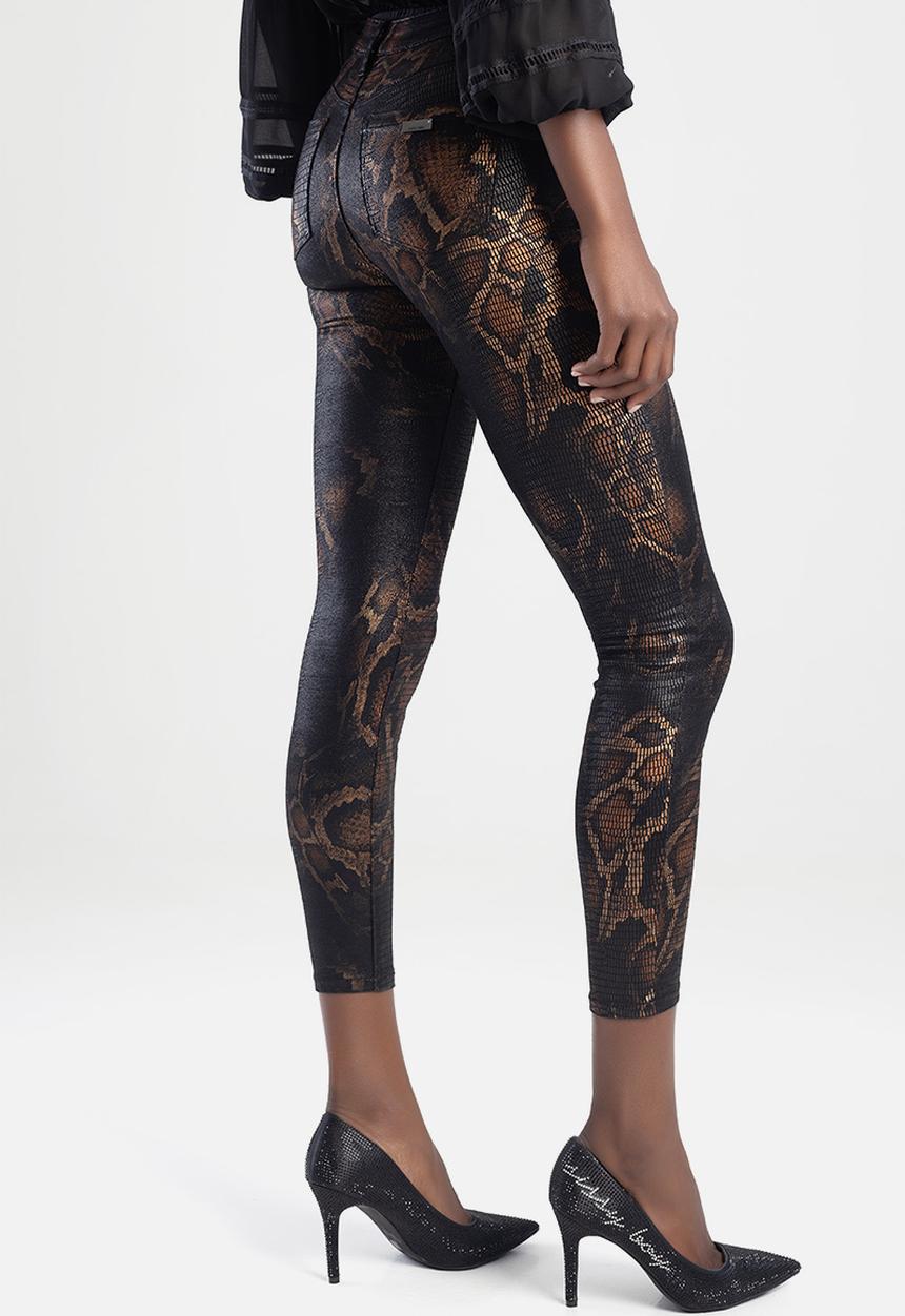 SISSY BOY - Bronze babe: axel skinny with snake print - multi