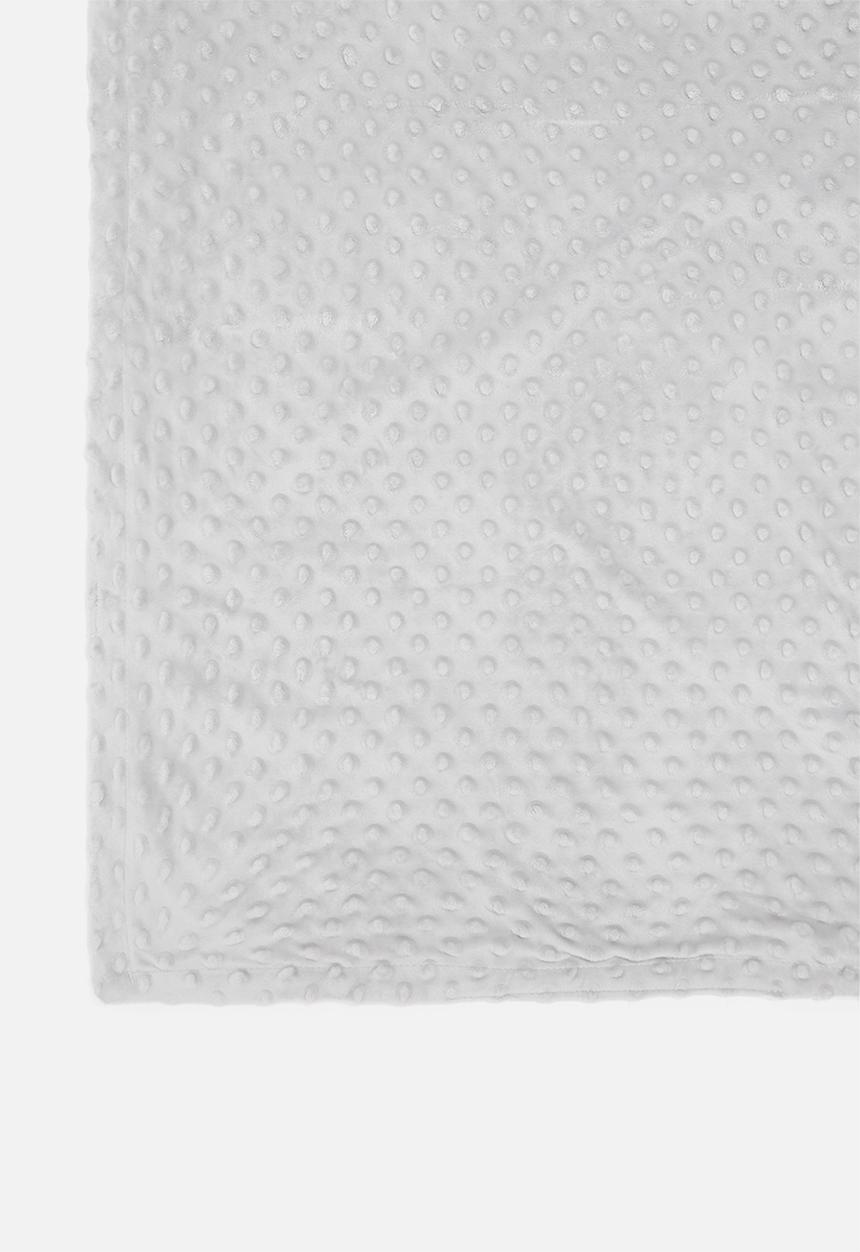 Pop Candy - Baby printed blanket - white & grey