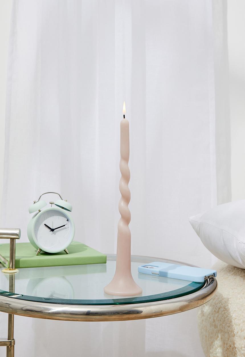 Typo - In a twist candle - warm grey twist