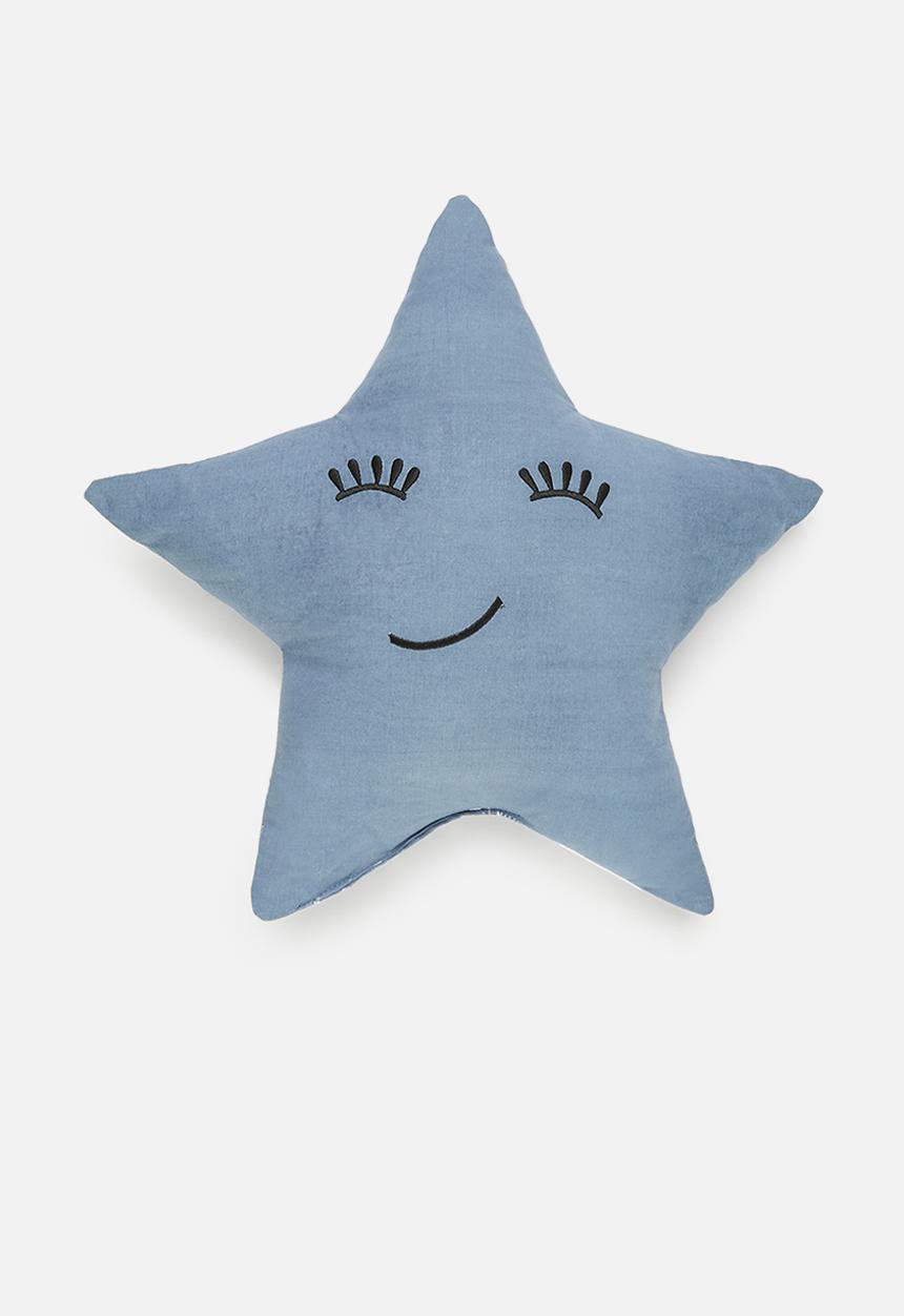 H&S - Star cushion - blue