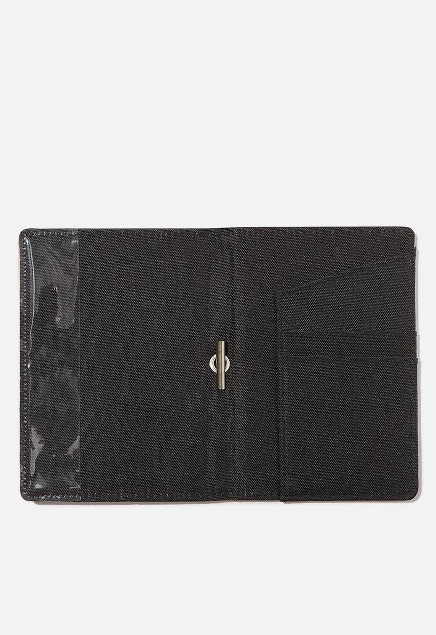 Typo - Urban rfid passport holder - grey crosshatch
