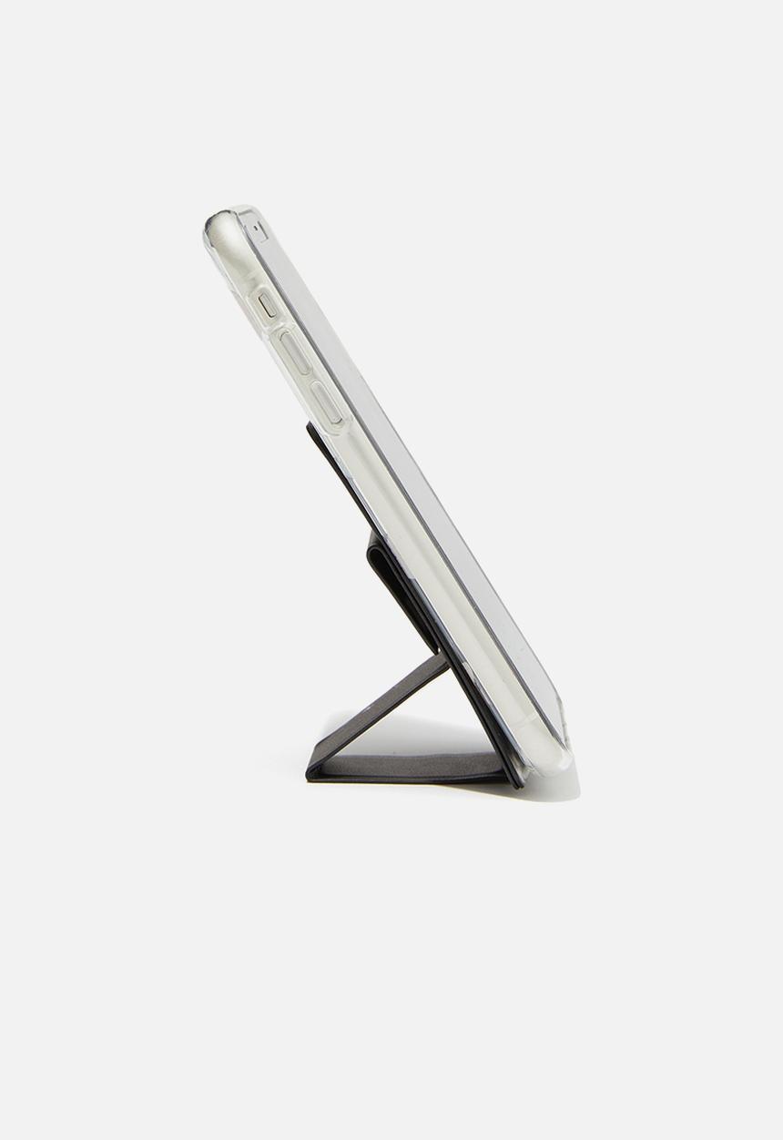 Typo - Fold out phone stand - black